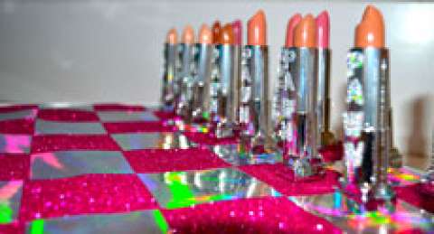 Lipstick Chess Set