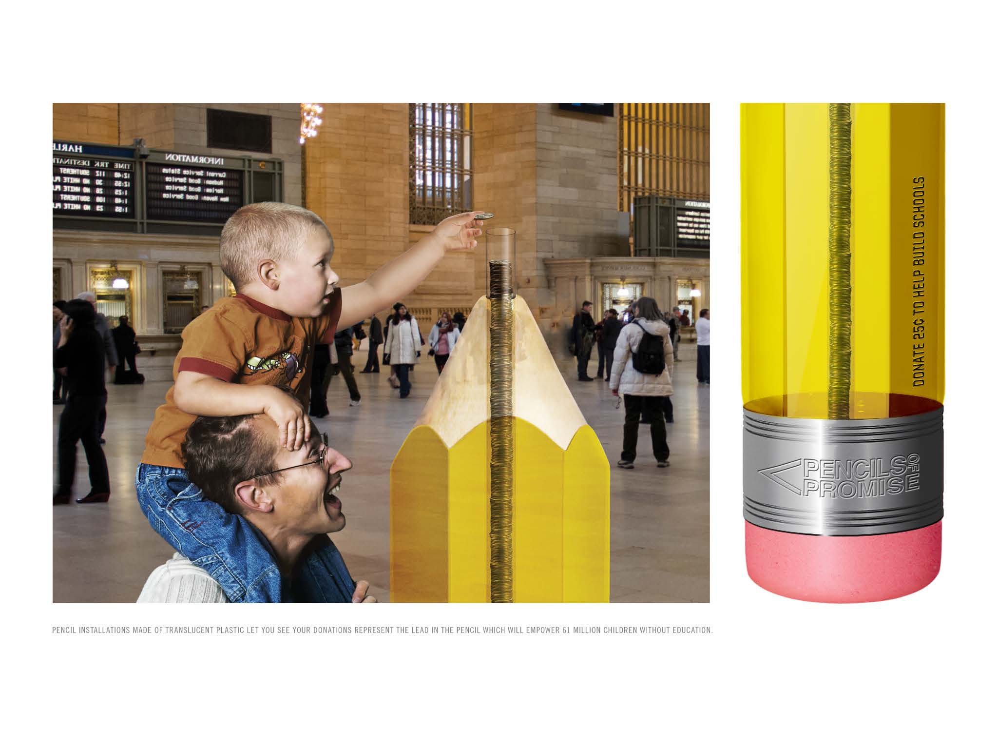 Pencils of Promise Donation Bank by Holly Trotta SVA Design