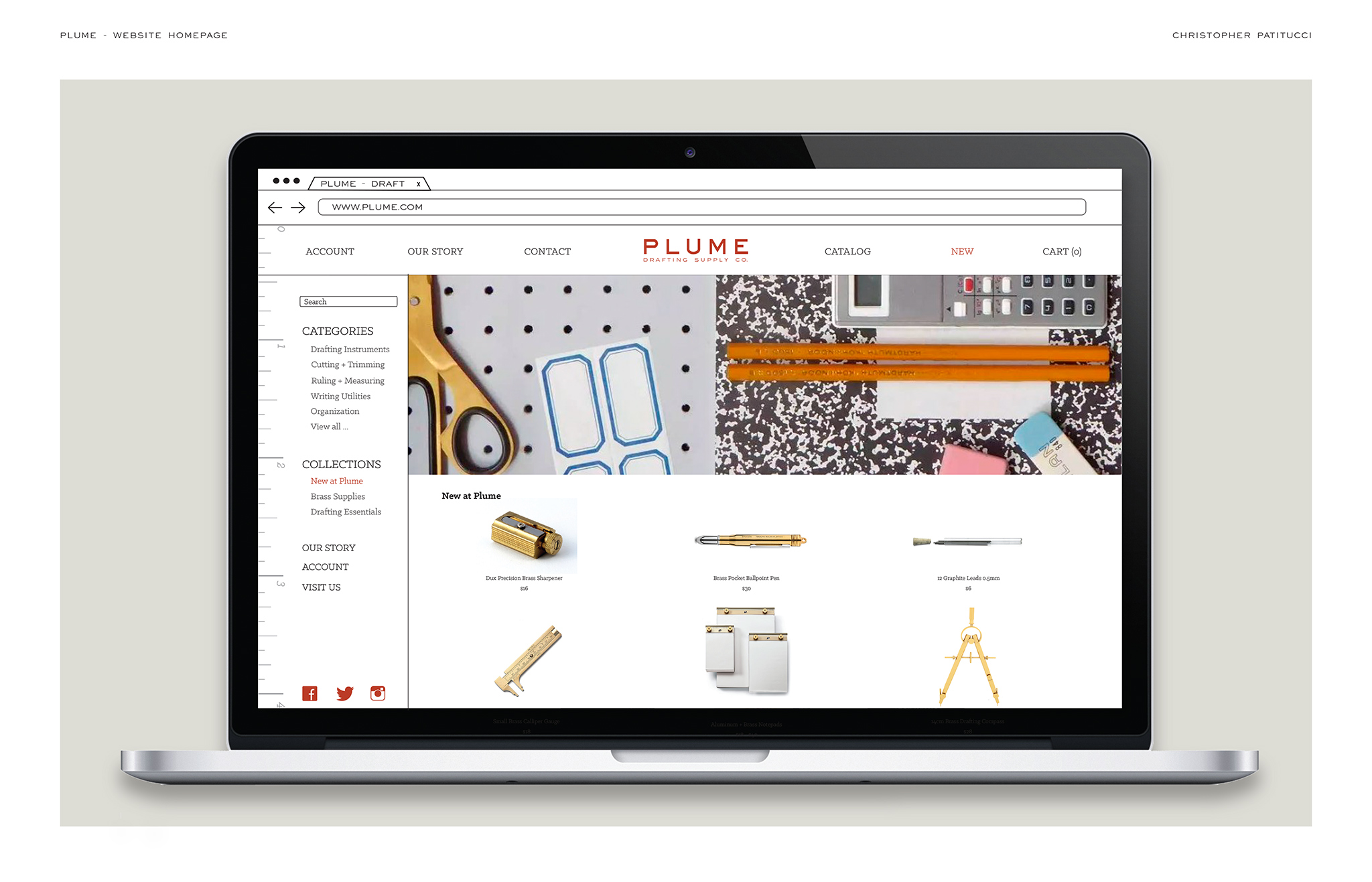 Plume Drafting Supply Co. by Christopher Patitucci SVA Design