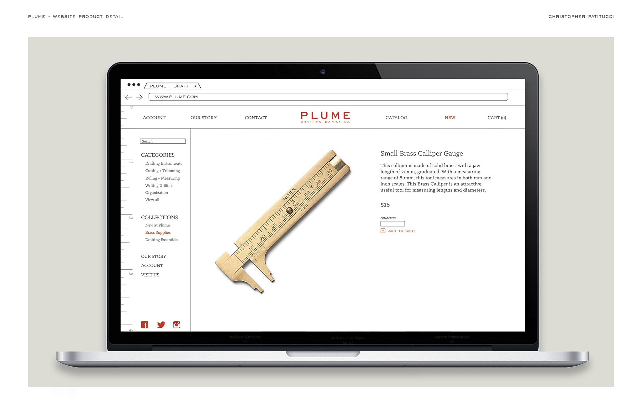 Plume Drafting Supply Co. by Christopher Patitucci SVA Design