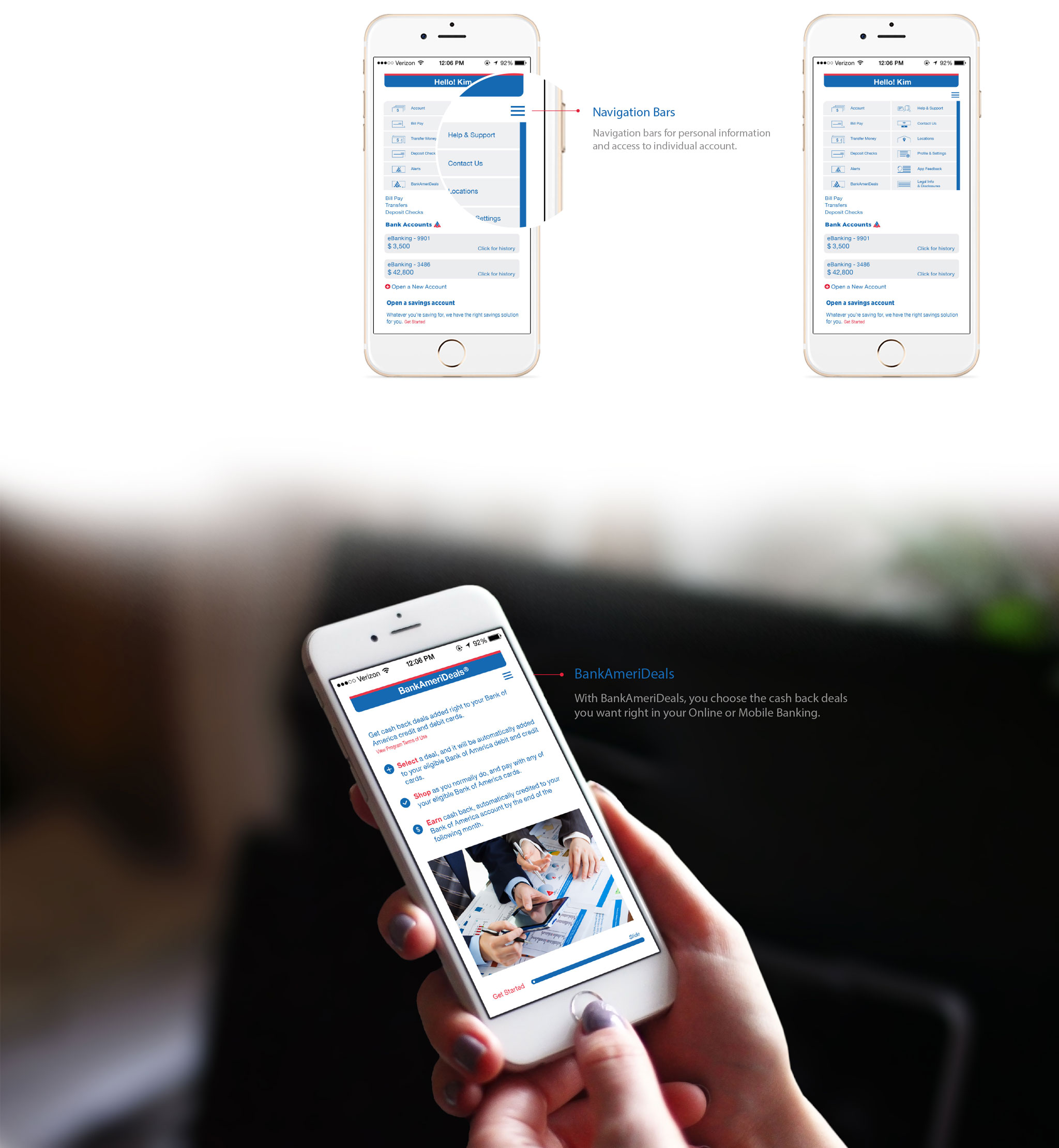 bank of america credit card on app