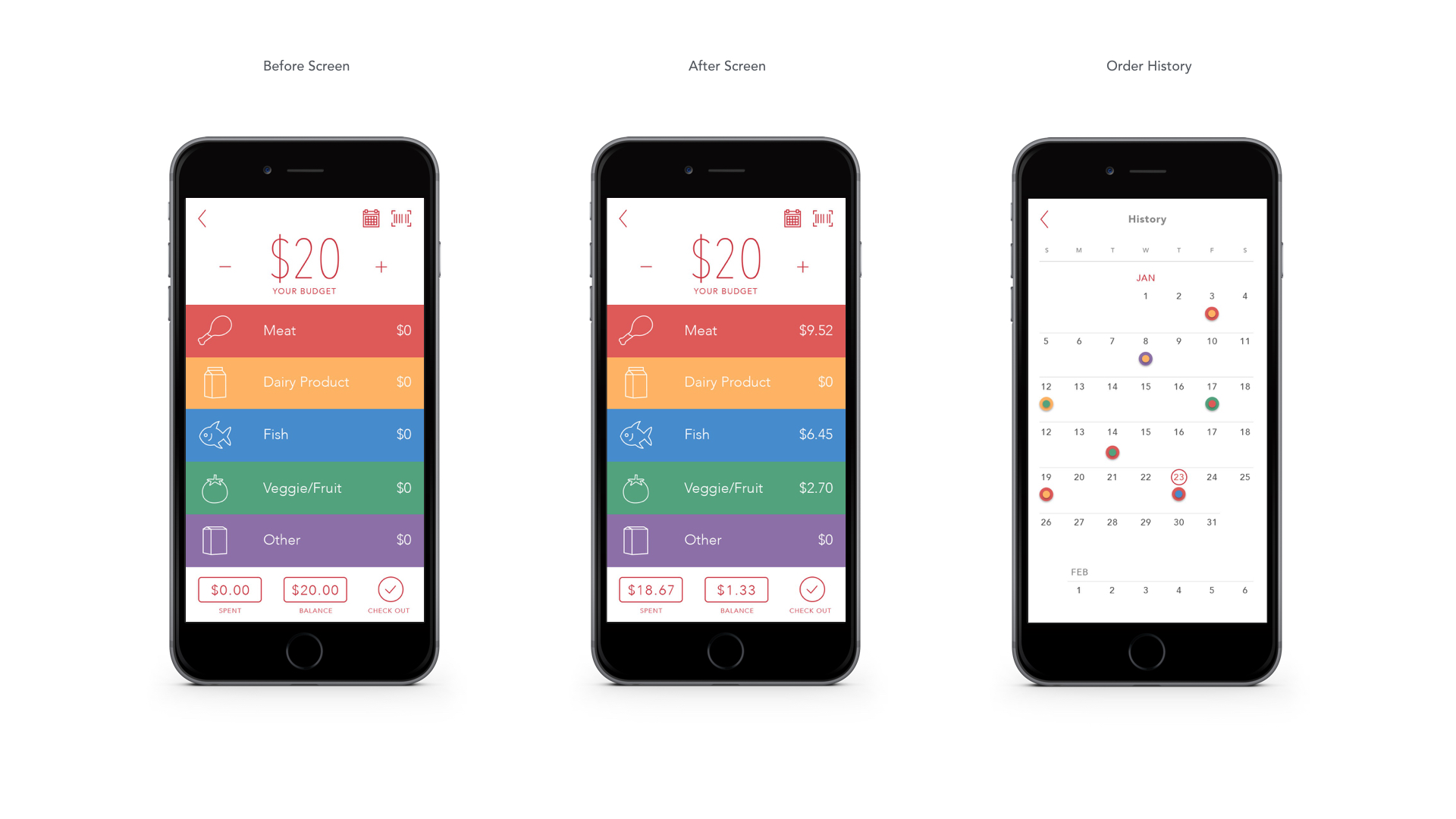 Trader Joe's Budget App by Hyunsik Kim SVA Design