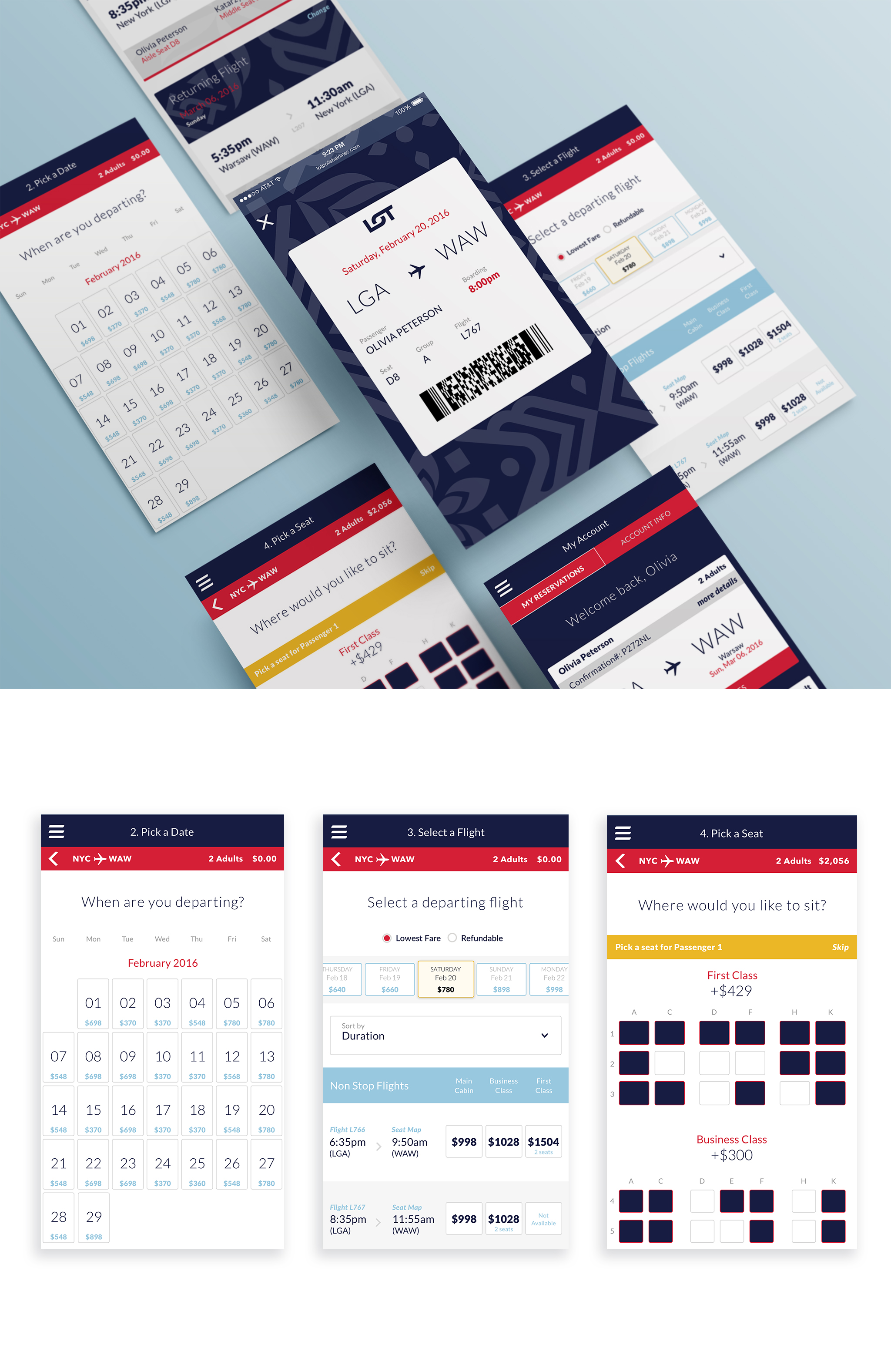 Lot Polish Airlines by Sylwia Frommer SVA Design