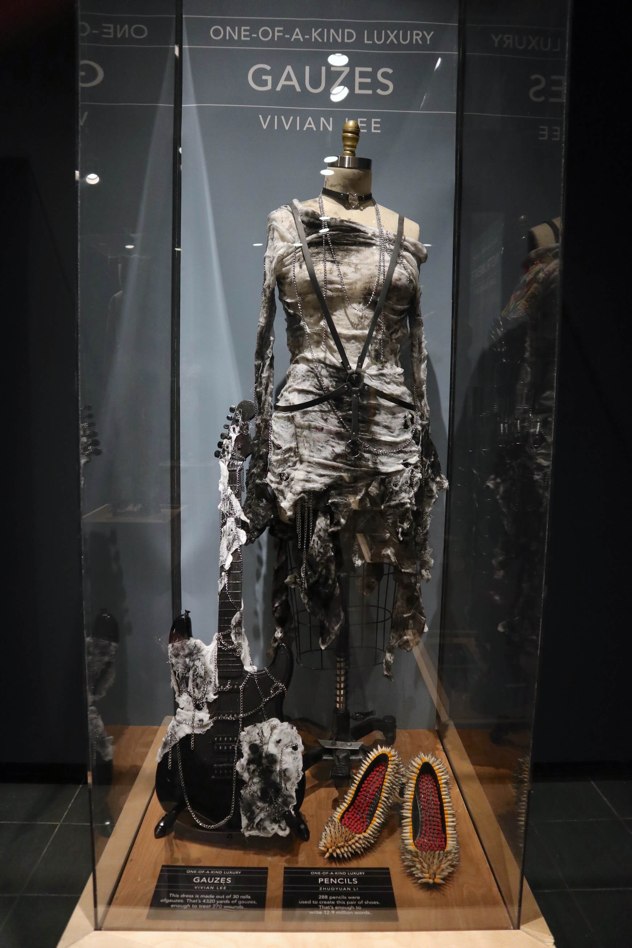 Gauze Dress & Guitar by Vivian Lee SVA Design