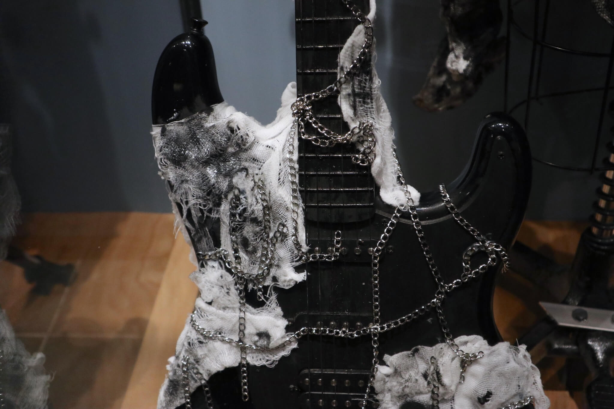 Gauze Dress & Guitar by Vivian Lee SVA Design