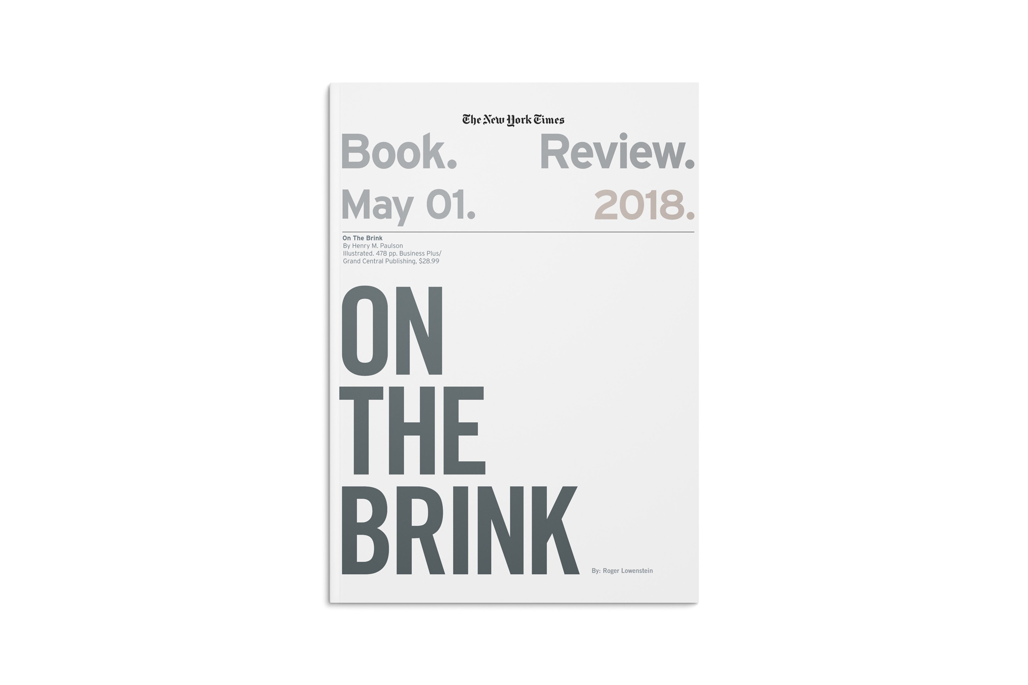 New York Time's Book Review by Alyssa Tornese SVA Design