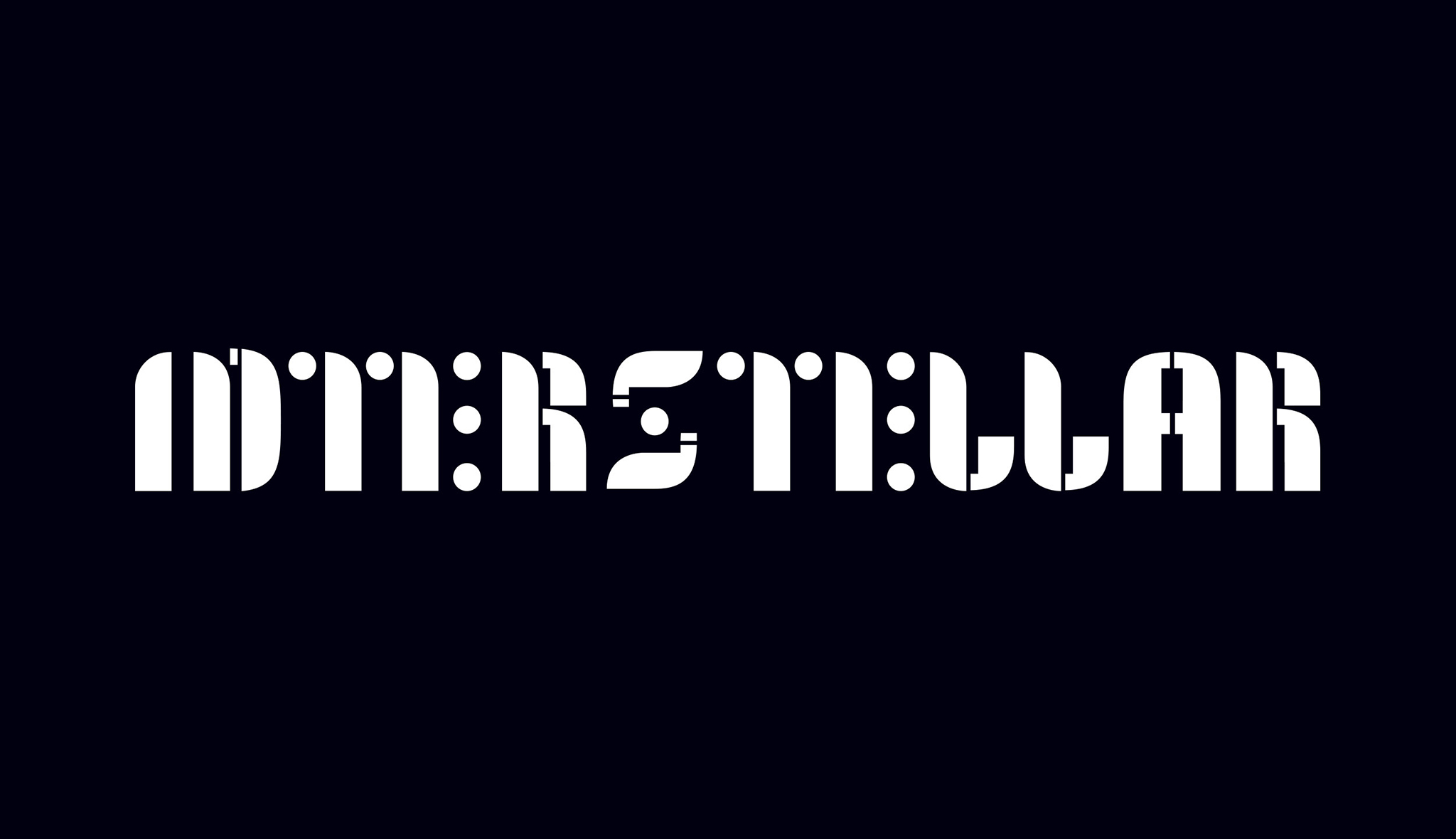 Interstellar Typeface by Jessica Libby – SVA Design