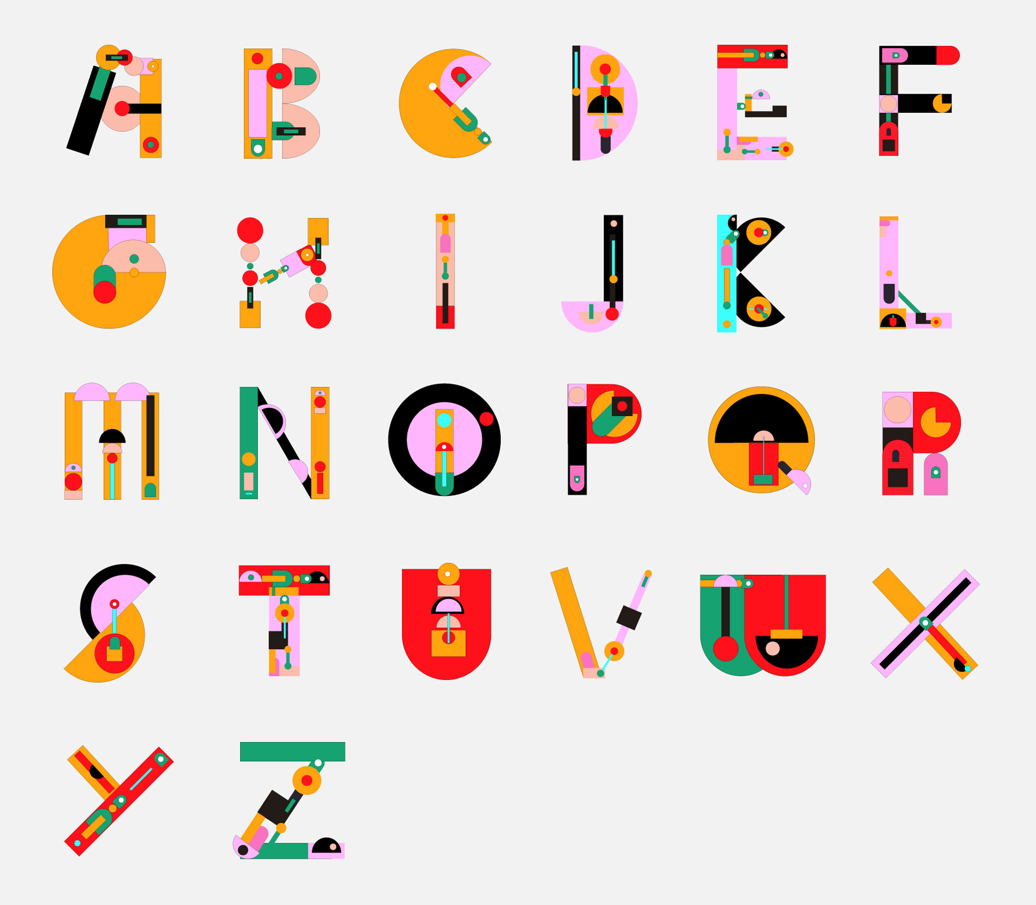 Toy Typeface by Tingru Hou – SVA Design