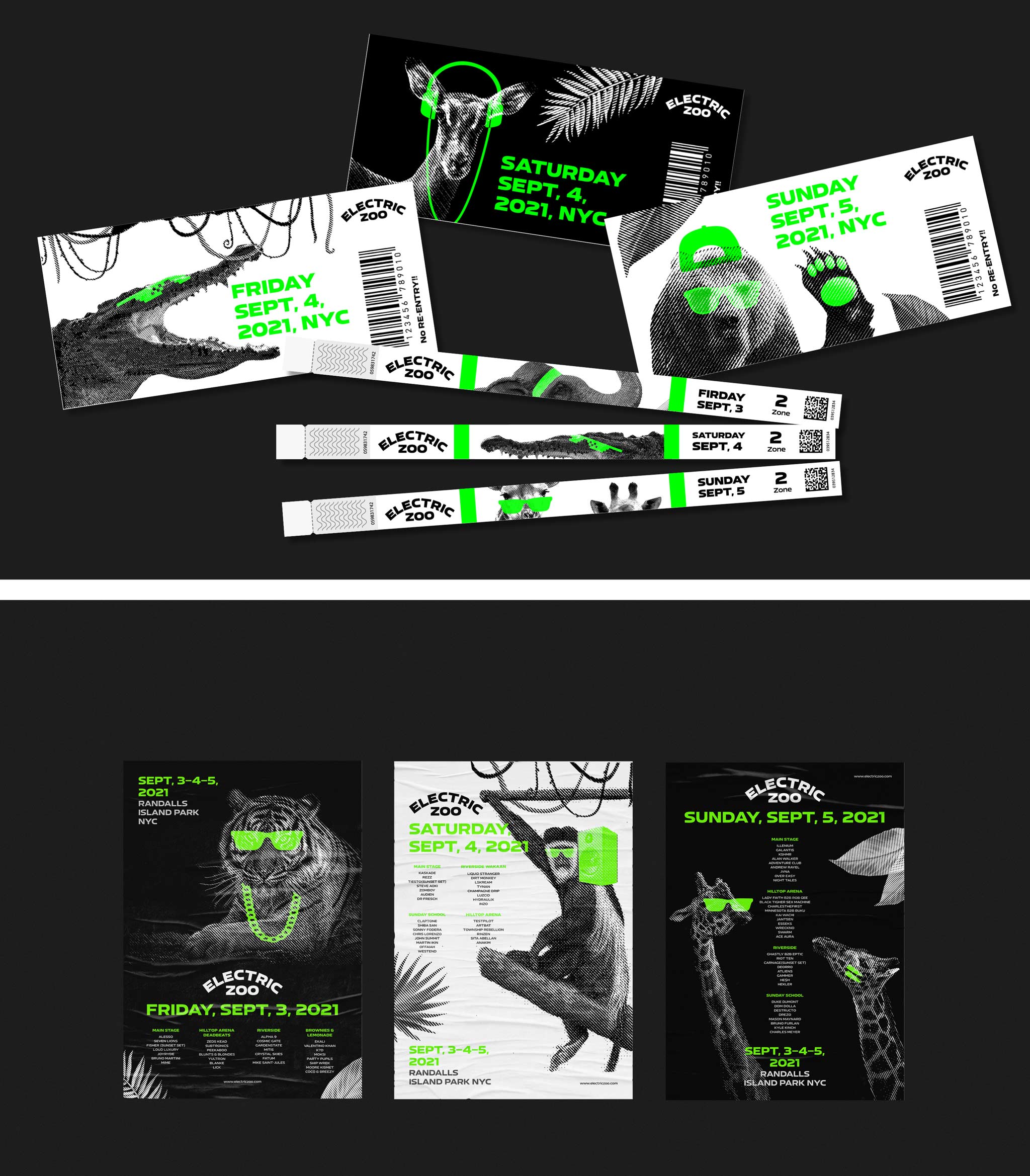 Electric Zoo Music Festival by Hyerim Dong SVA Design