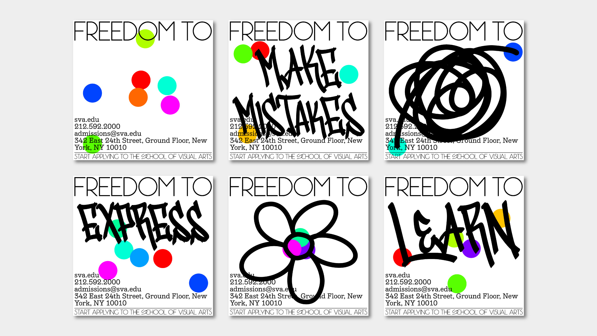 Rebranding the School of Visual Arts by Xueming Zhang SVA Design