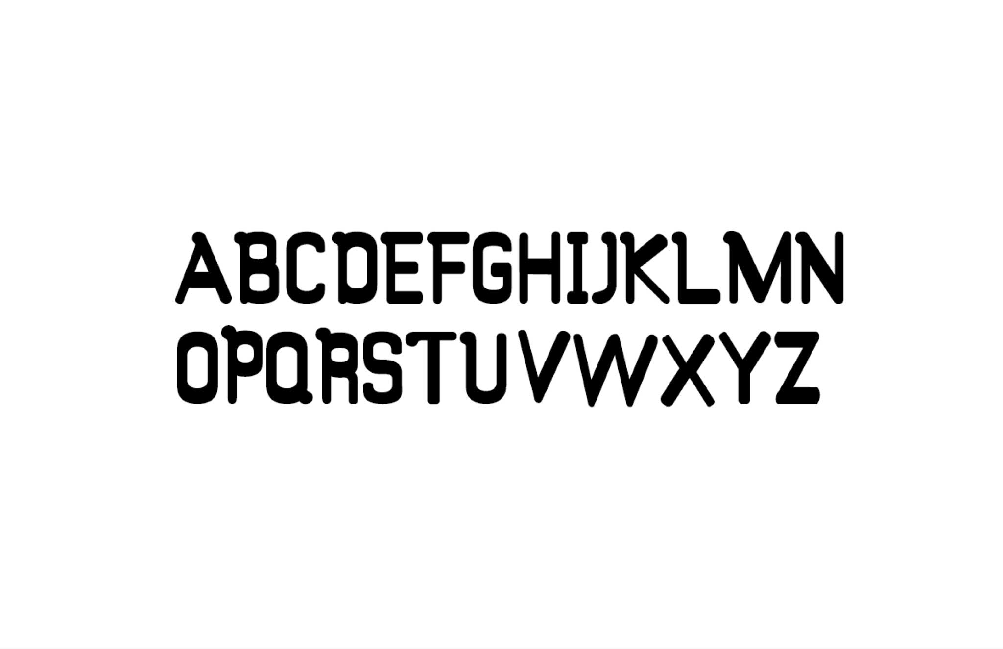 masculine font alphabet