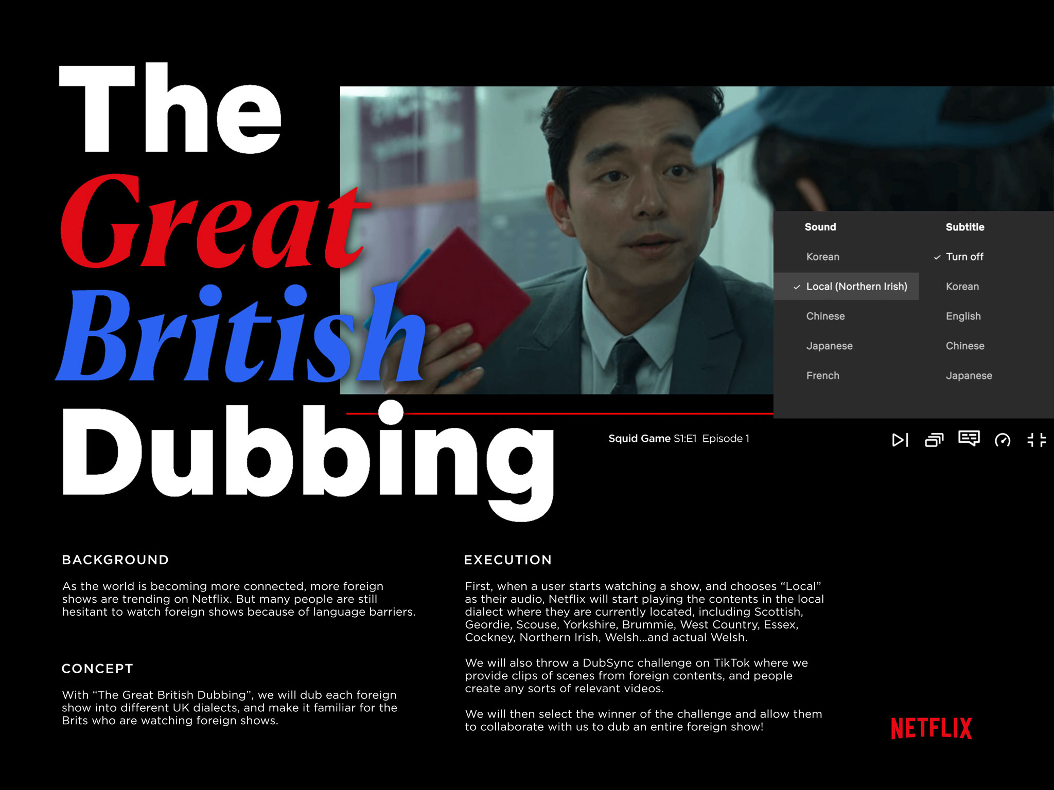 The Great British Dubbing by Anna Heath & David Doyoon Kim SVA Design