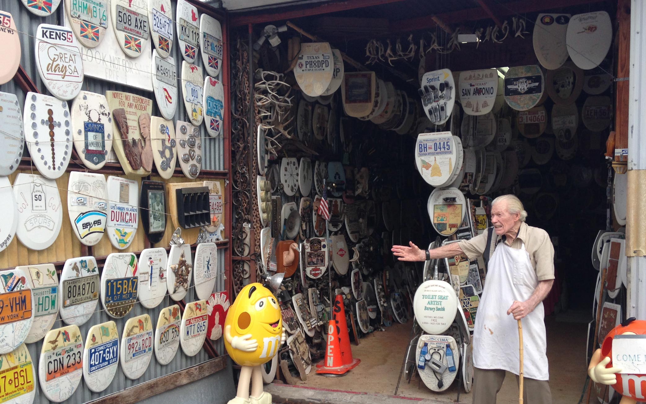 Barney Smith's Toilet Seat Museum by Sandra Lee SVA Design