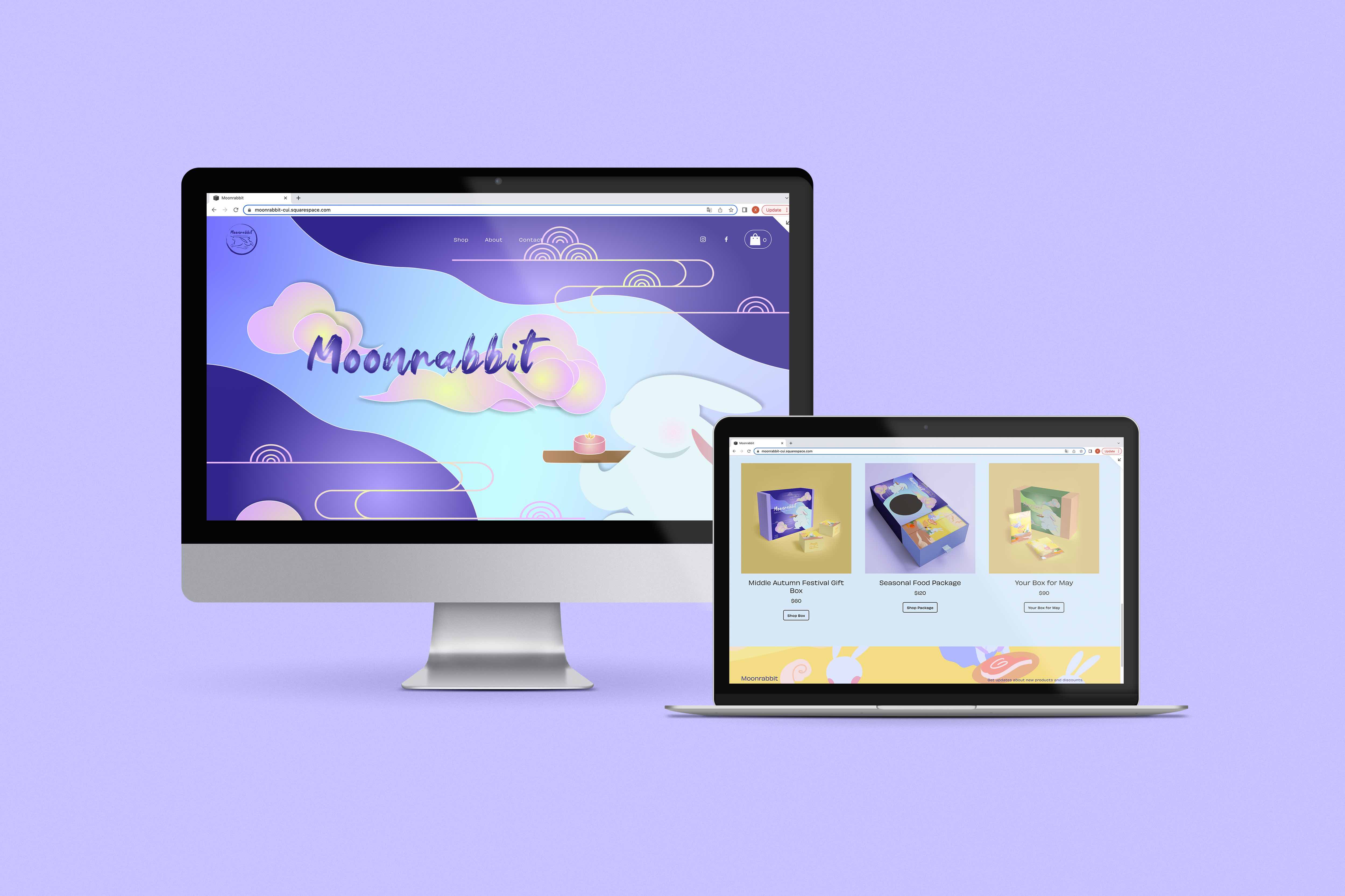 MOONRABBIT Branding Design by Xinlin Cui – SVA Design