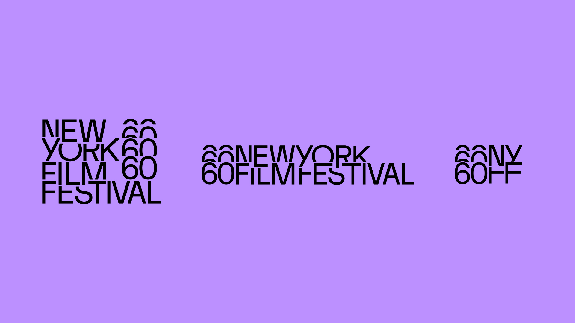 NYFF Rebrand by Lujia Zhuang SVA Design