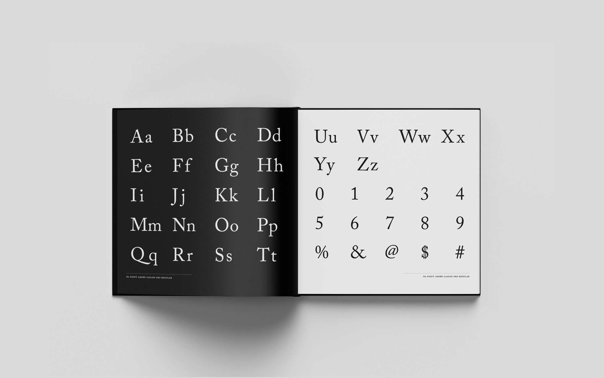Caslon Typeface Specimen by Han Zhi Wang – SVA Design