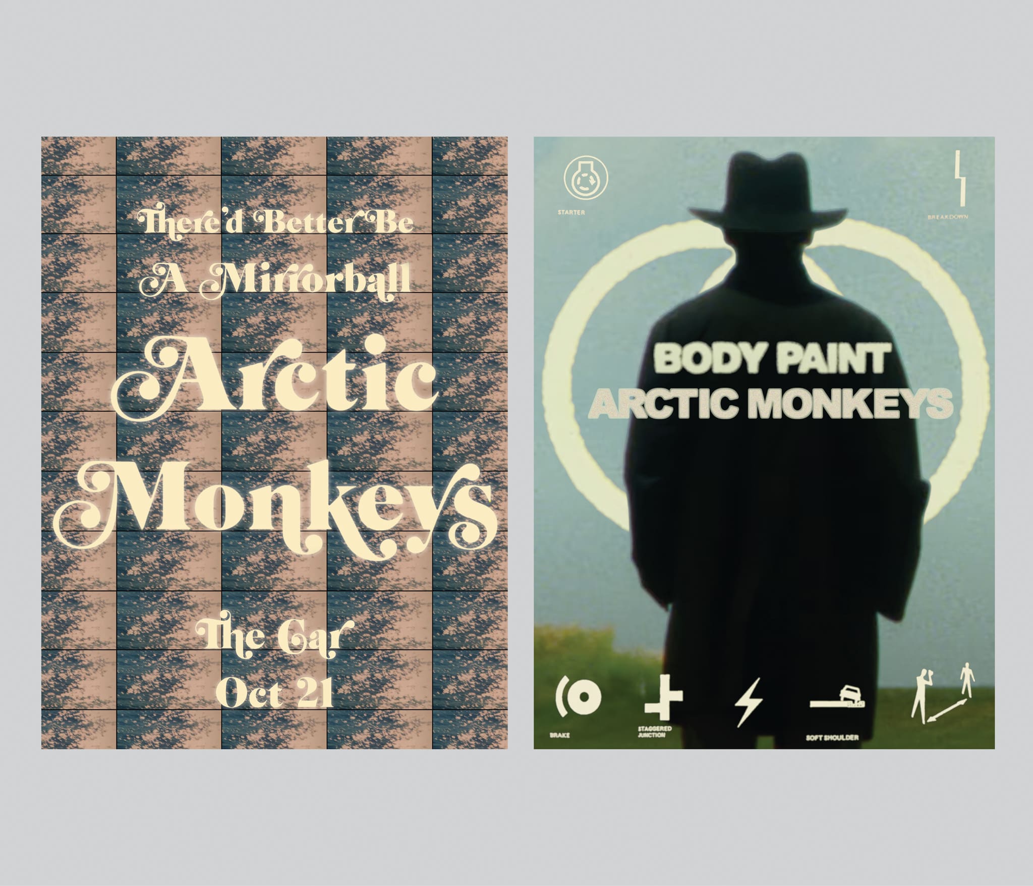 ARCTIC MONKEYS LAUNCH POSTERS By Guilherme De Oliveira SVA Design