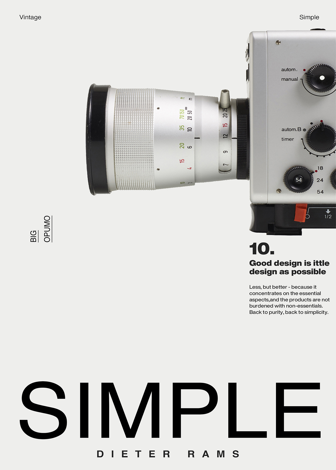 Dieter Rams's Ten Principles of good design poster by Keonhwui Kim ...