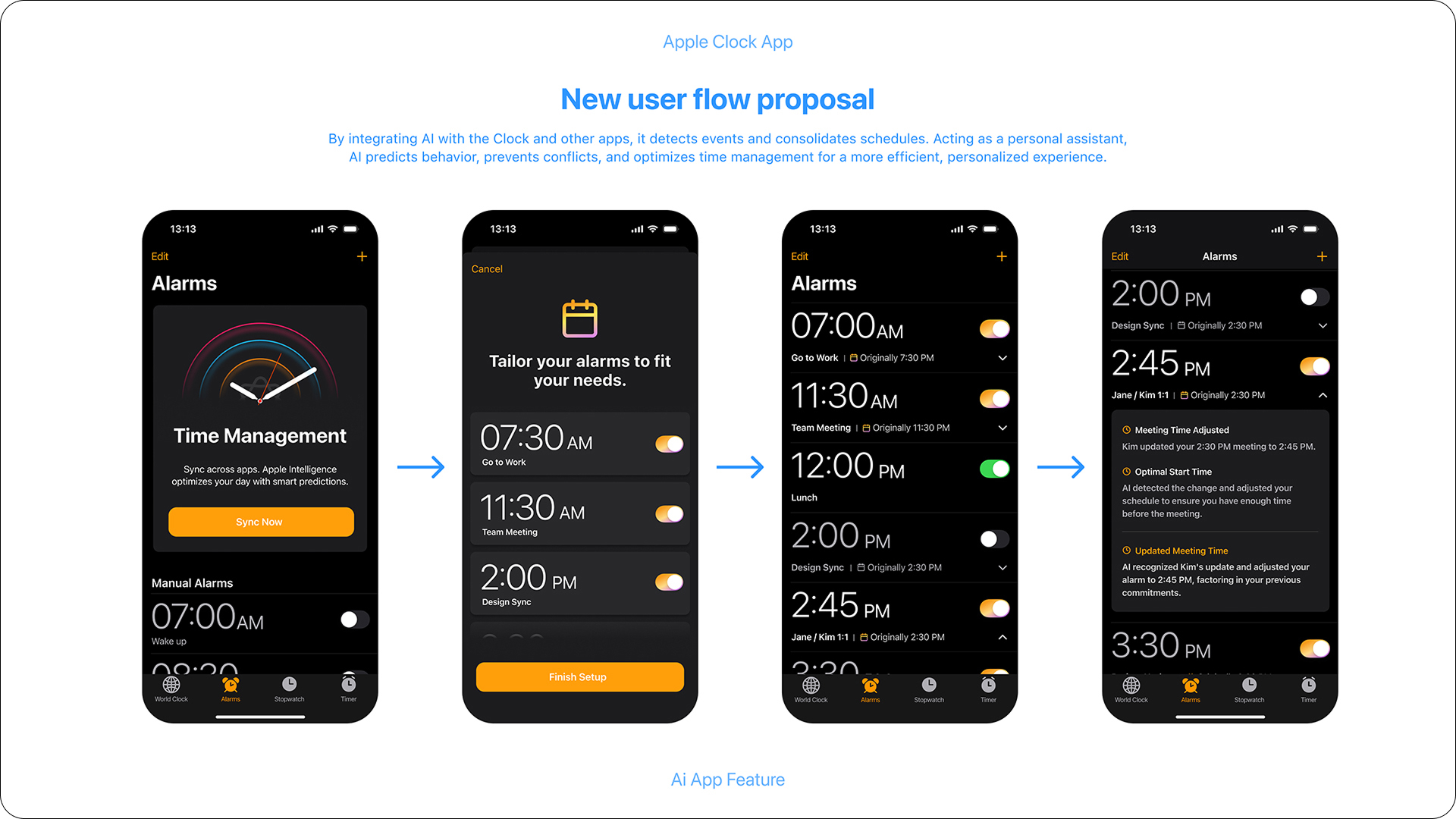 Clock with Apple Intelligence by Heesoo Jeong – SVA Design