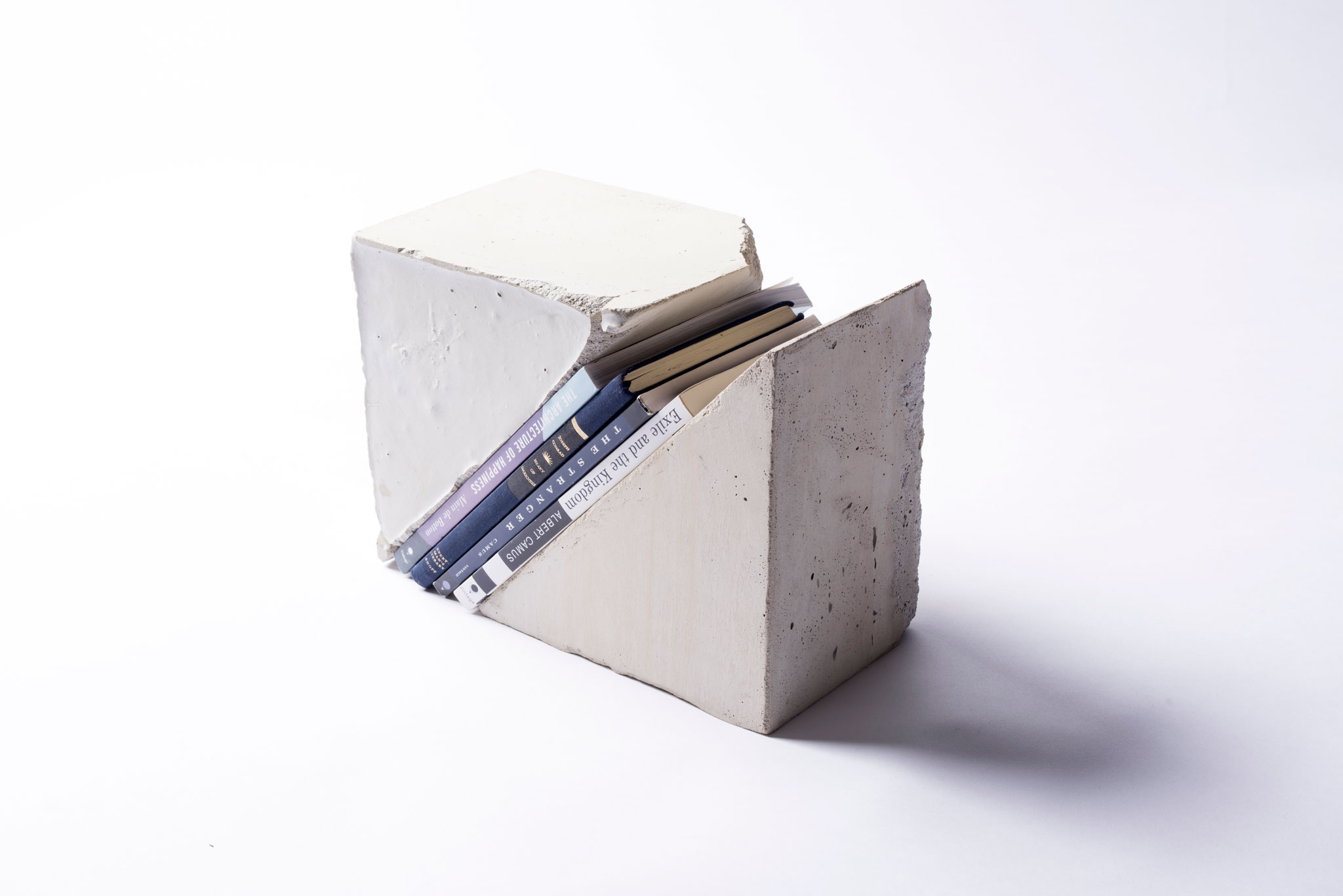 cement bookends cement bookends