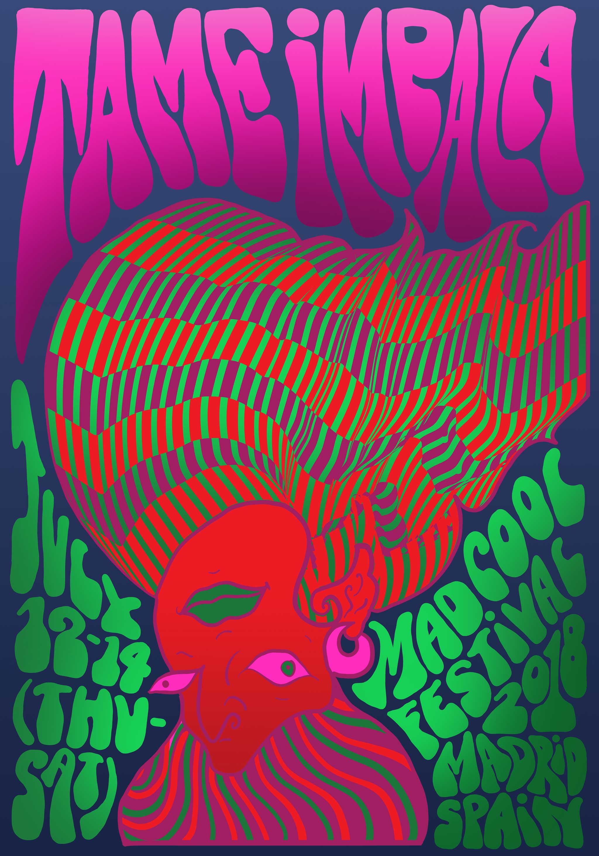 Contemporary Psychedelic Posters By Noora Manchanda SVA Design