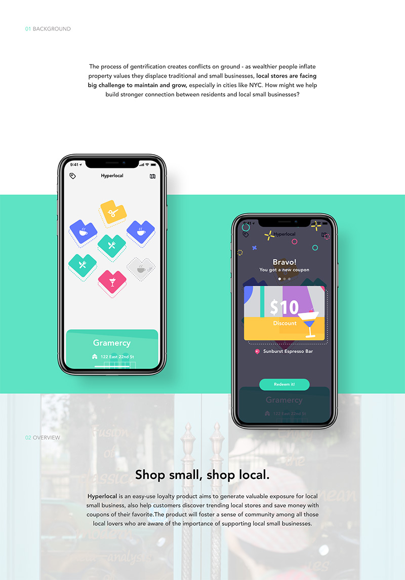 Hyperlocal App by Xu He – SVA Design